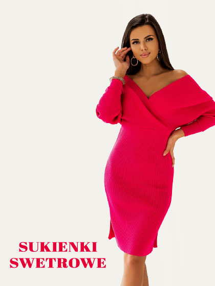Sukienka swetrowa w modnych stylizacjach